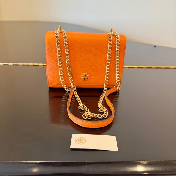 NWT Authentic Luxury Preppy Minimalist Tory Burch Carter Shrunken Shoulder Bag - Picture 5 of 16